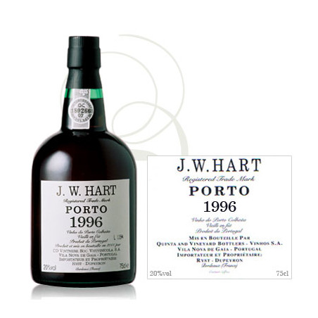 Porto J.W. Hart millésime 1996 Rouge