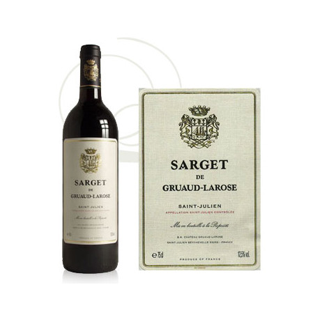 Sarget de Gruaud Larose 2014 Rouge Sarget de Gruaud Larose 2014 Rouge
