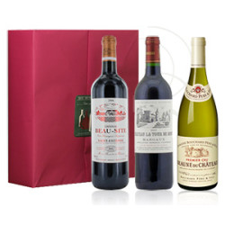 Coffret Noël PRESTIGE 3 vins Rouge