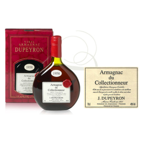 Armagnac Dupeyron millésime 1958 Armagnac Dupeyron millésime 1958