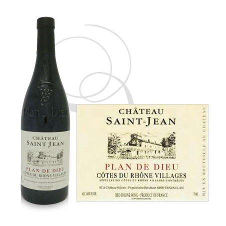 Chateau St Jean Plan de Dieu 2017 Rouge Meffre Chateau St Jean Plan de Dieu 2017 Rouge Meffre