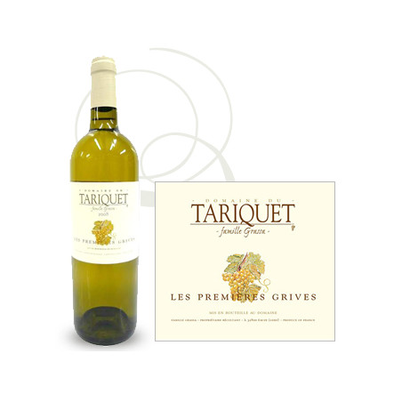 Tariquet Premières Grives 2021 Blanc Domaine du Tariquet Tariquet Premières Grives 2021 Blanc Domaine du Tariquet