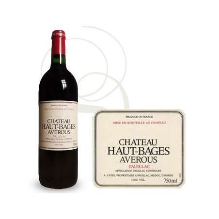 Château Haut Bages Averous 2020 Rouge