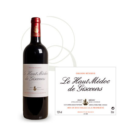 Le Haut Médoc de Giscours 2016 Rouge Le Haut Médoc de Giscours 2016 Rouge