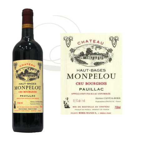 Château Haut Bages Monpelou 2010 Rouge Château Haut Bages Monpelou 2010 Rouge