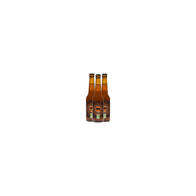 Lot de 3 Bieres BAL Blonde 33cl Brasserie du Luberon
