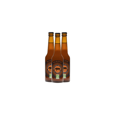 Lot de 3 Bieres BAL Blonde 33cl Brasserie du Luberon