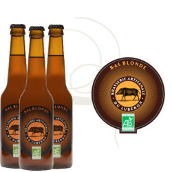 Lot de 3 Bieres BAL Blonde 33cl Brasserie du Luberon