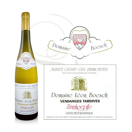 Gewurztraminer Vendanges Tardives Grand Cru Zinnkoepfle 2017 Blanc Leon Boesch Gewurztraminer Vendanges Tardives Grand Cru Zinnkoepfle 2017 Blanc Leon Boesch