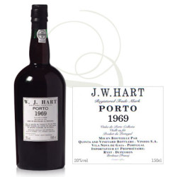 Porto J.W. Hart millésime 1969 Rouge