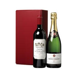 COFFRET BORNEO - Champagne et Vin de Bordeaux