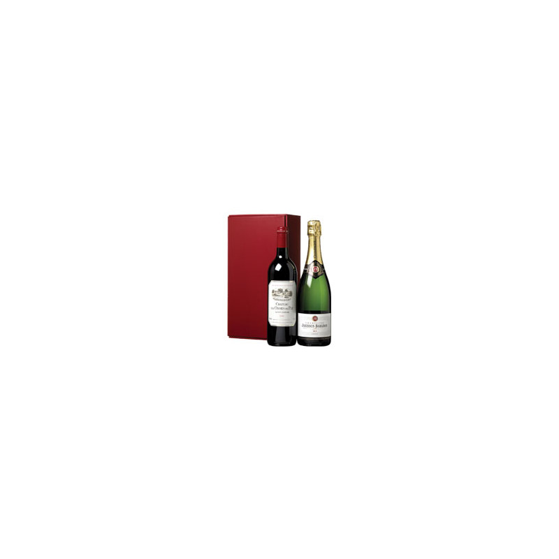 COFFRET BORNEO - Champagne et Vin de Bordeaux