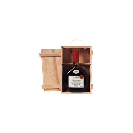 COFFRET CATAMARAN - Armagnac Dupeyron en caisse bois 1963