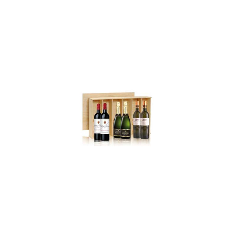 COFFRET CHASSE MAREE - mixte 6 bouteilles