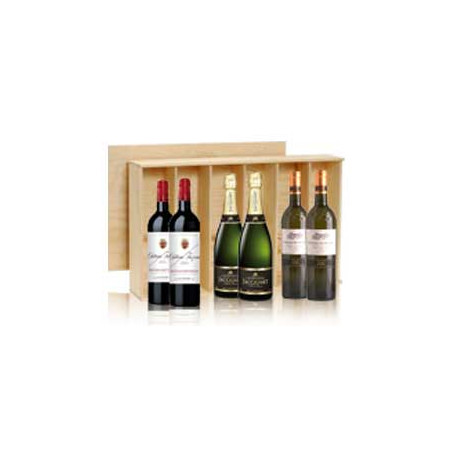 COFFRET CHASSE MAREE - mixte 6 bouteilles