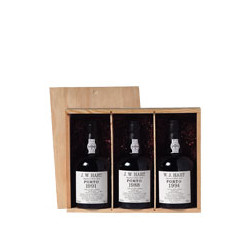 COFFRET CORMORAN - Caisse Bois de 3 Portos: 2006, 2003, 2000