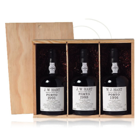 COFFRET CORMORAN - Caisse Bois de 3 Portos: 2006, 2003, 2000