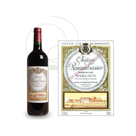 Château Rauzan Gassies 1982 Rouge - 75cl