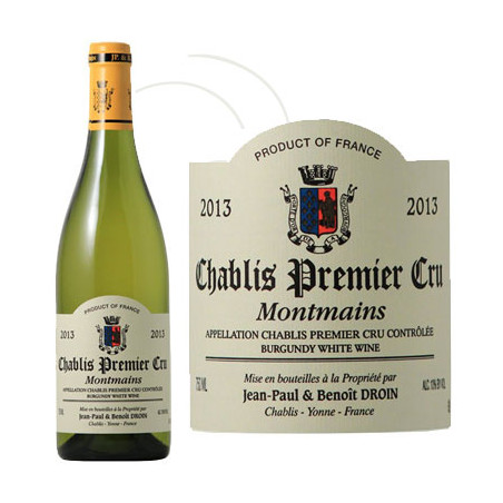 Montmains 2020 Blanc Jean Paul et Benoit Droin Montmains 2020 Blanc Jean Paul et Benoit Droin