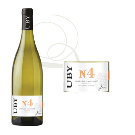 Uby Gros et Petit Manseng N°4 2022 Blanc Uby - 75cl Uby Gros et Petit Manseng N°4 2022 Blanc Uby - 75cl