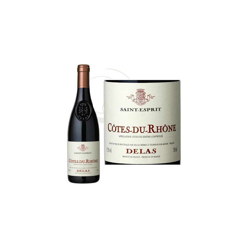 Achat Saint Esprit Delas 2022 Cotes du Rhone Rouge Rhone sur Vintage and Co