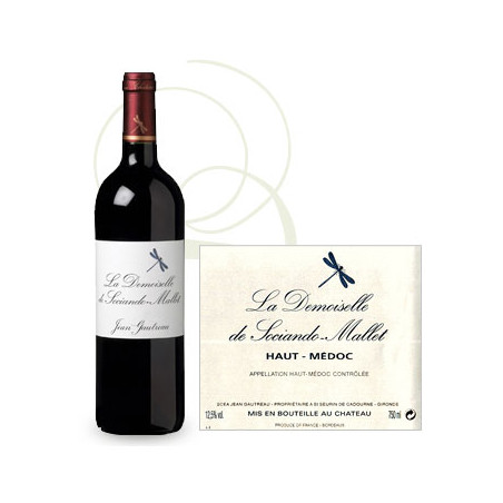 La Demoiselle de Sociando Mallet 2016 Rouge - 37.5cl