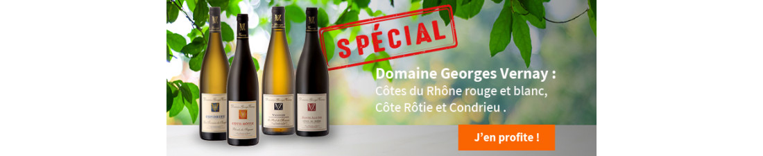 Vous recherchez du Vin Georges Vernay au meilleur prix ? Nombreux millésimes de la région Rhone en vente en ligne.