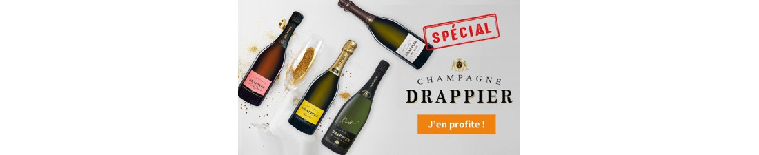 Vous recherchez du Champagne Drappier au meilleur prix ? Nombreux millésimes de la région Champagne en vente en ligne.
